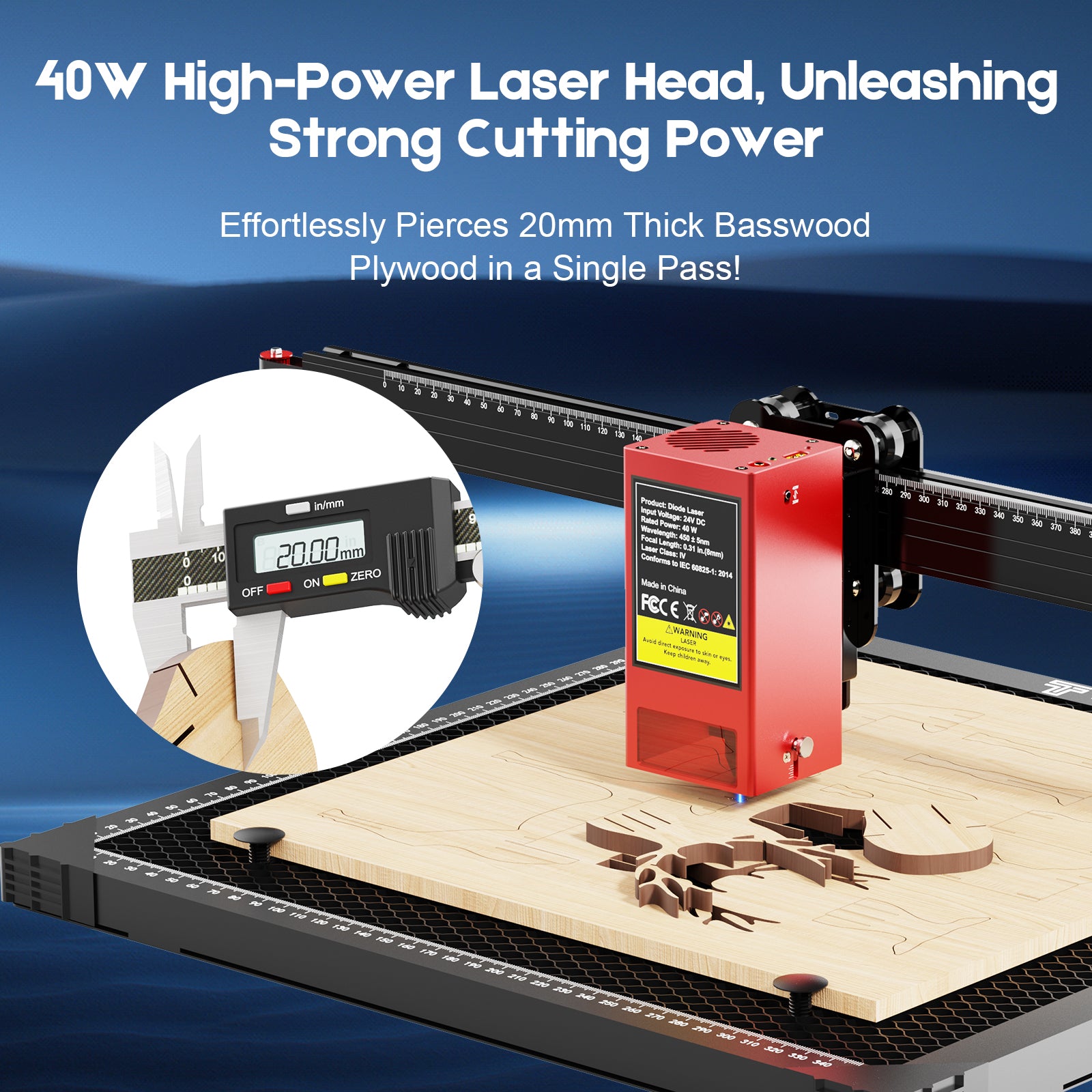 Twotrees TS2-40W Laser Engraver