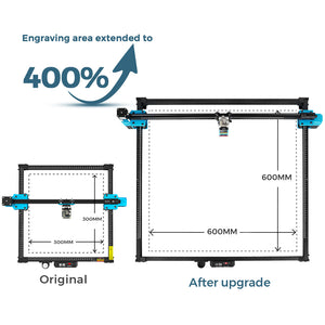 Twotrees Extension Kit 600*600mm for Laser Engraver & Cutter TTS Pro / TTS Series - TwoTrees Official Shop