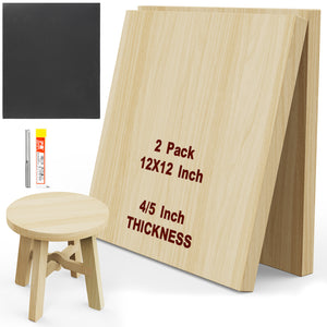 Twotrees CNC Wood Blanks - Pine Board short stool DIY kits - TwoTrees Official Shop