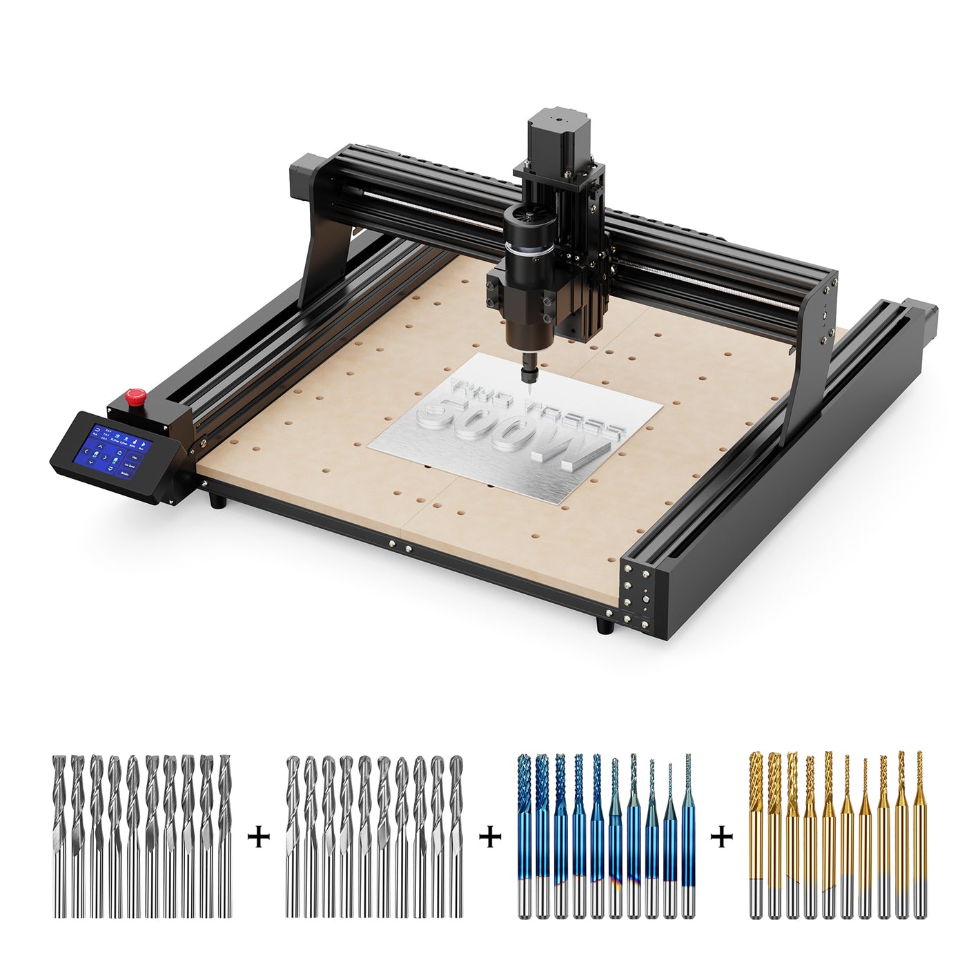 Twotrees TTC450 CNC Router Machine + 500w Motor + End Mills - TwoTrees Official Shop