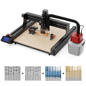 Twotrees TTC450 CNC Router Machine + 500w Motor + 4th Axis Module +Vacuum Cleaner + End Mills - TwoTrees Official Shop