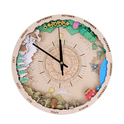 Twotrees Creative Engraving And Cutting Clock Diy Material - TwoTrees Official Shop