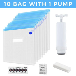 10 BAG WITH 1 PUMP