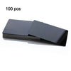 Twotrees 100 Pcs Metal Business Card 0.2mm Thickness Aluminum Alloy Blanks Card - Bright black