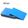 Twotrees 100 Pcs Metal Business Card 0.2mm Thickness Aluminum Alloy Blanks Card - Blue